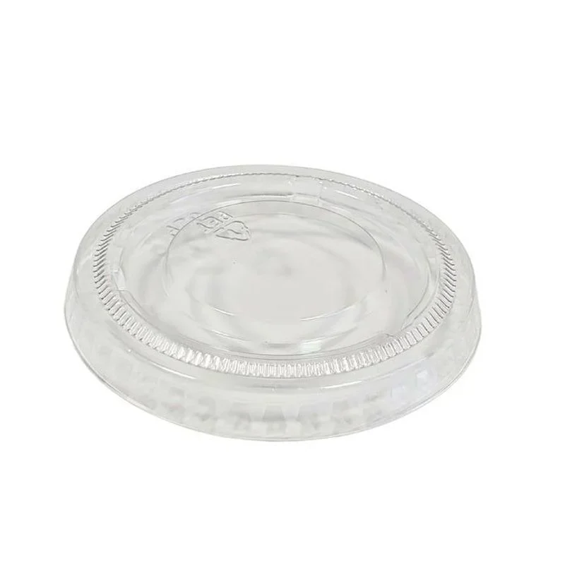 Portion cup lid 1.5/2 oz 125pc — UNIT