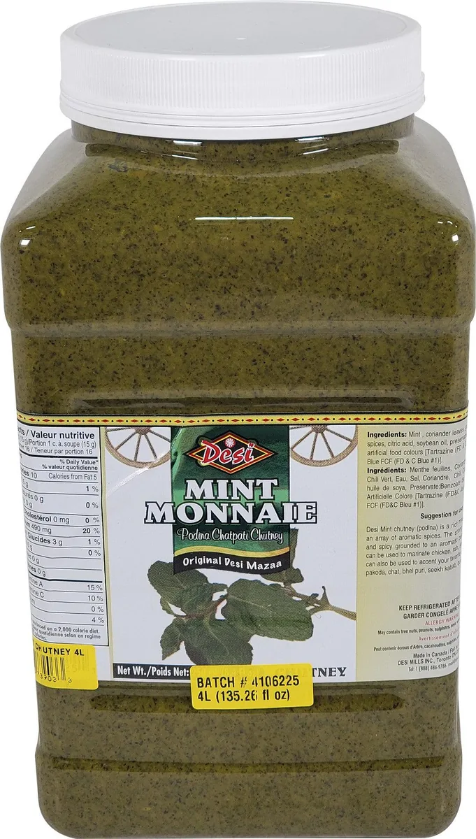 Desi Mint Chutney 4kg — UNIT