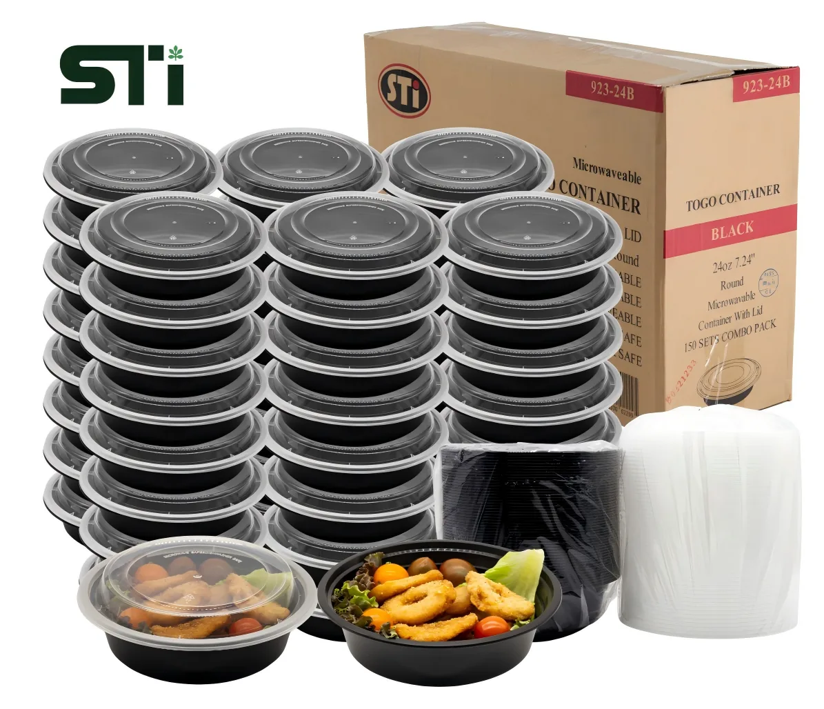 STI 24oz/7in TOGO Cont-150set — 92324W