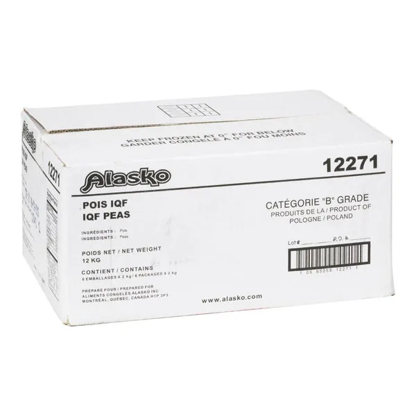 IQF Peas (GradeB) 2kg — UNIT