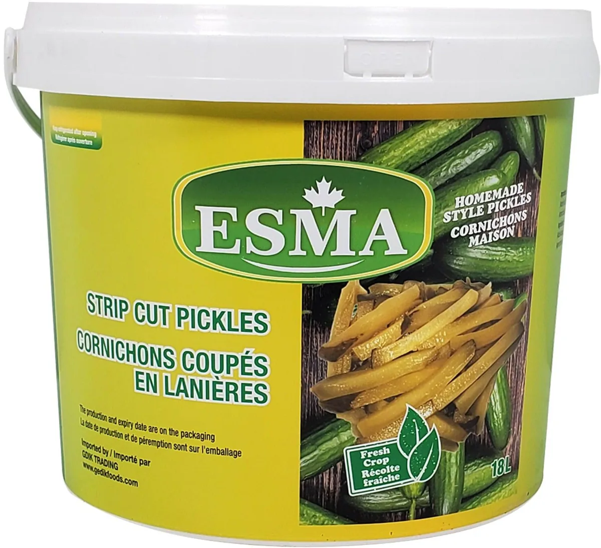 Esma Stricut Pickled Cucumber — 18Lt