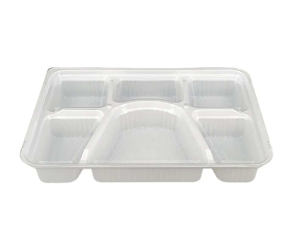 6 Compartment Thali 100/cs — UNIT