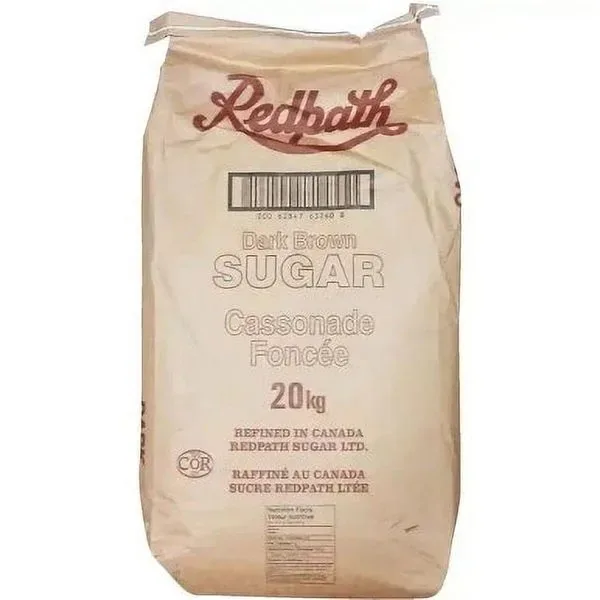 Redpath Dark Brown Sugar 20kg — UNIT